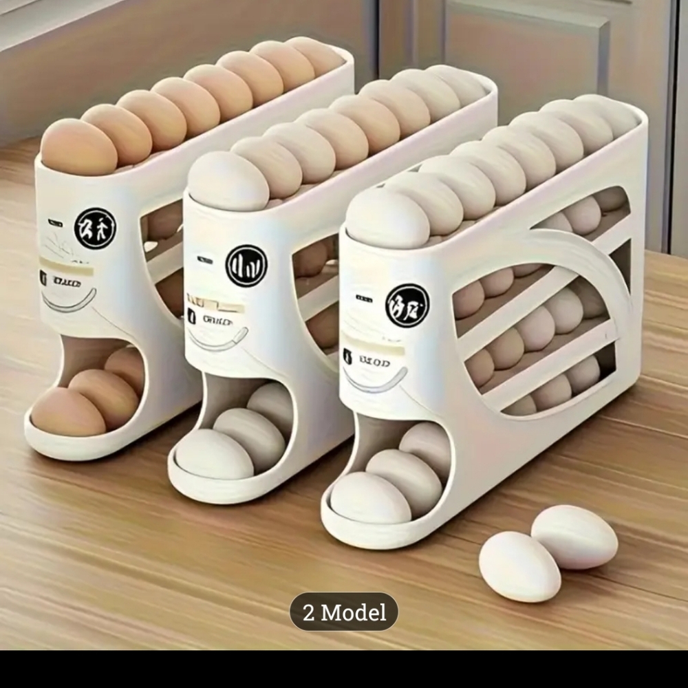 Elegant Egg Dispenser with Rolling Access